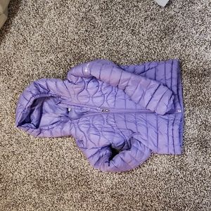 Kids size xs 6/6x hooded Columbia jacket in light purple